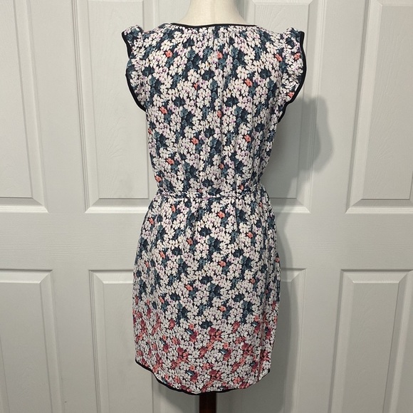 LOFT Floral Tie Front Dress - Picture 9 of 10